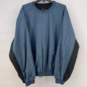 Wedge Golf Outerwear Pullover Jacket Men's XL Reversible Quarter Zip Windbreaker